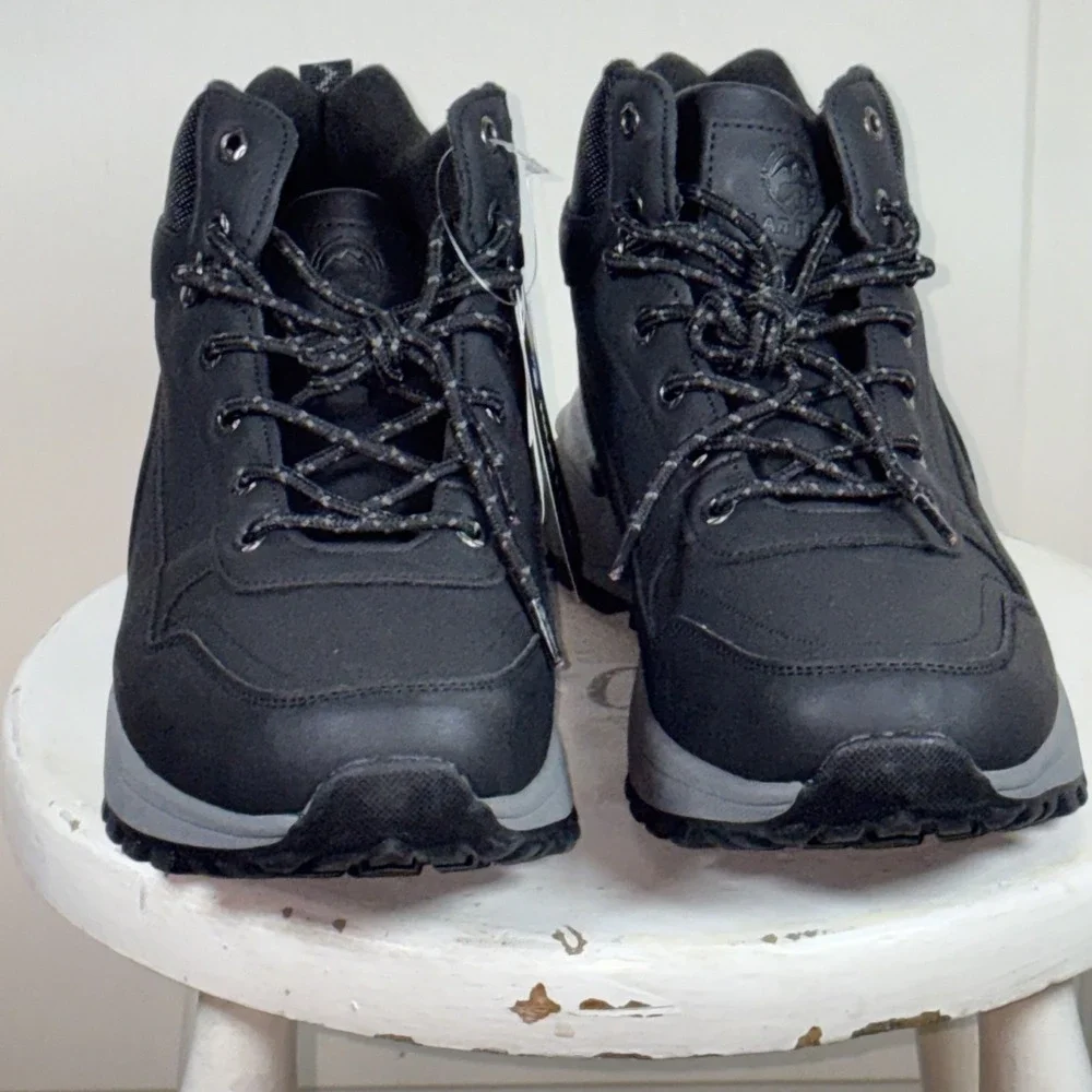 Polar Range Vulcan Men's Lace-Up Boots Size 11‎ Black Rugged Outdoor Style NWOB